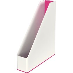 Tidskriftssamlare Leitz Wow Vit/rosa