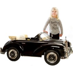 El-drevet Mercedes 300S børnebil, 12V, sort