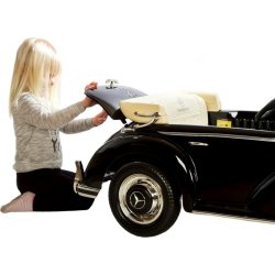 El-drevet Mercedes 300S børnebil, 12V, sort