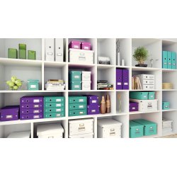 Leitz Click & Store skuffekabinet 4 rum, lilla