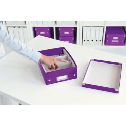 Leitz Click & Store Organizer boks lille, lilla