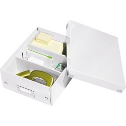 Leitz Click & Store Organiseringsboks | S | Hvid