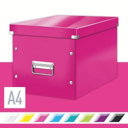 Leitz Click & Store Boks Cube | L | Pink