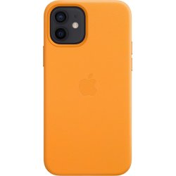 Apple læder etui til iPhone 12|12 Pro, orange
