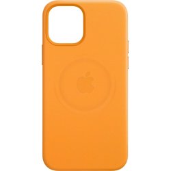 Apple læder etui til iPhone 12|12 Pro, orange