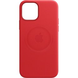 Apple læder etui til iPhone 12 mini, (PRODUCT)RED