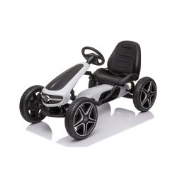 Mercedes Benz pedaldriven gokart för barn vit
