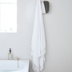 Meraki Håndklæde 100x180 cm, Hvid, 1 stk