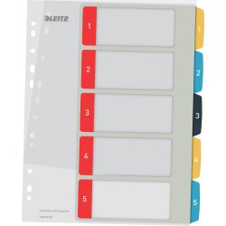 Register Leitz Cosy Skrivbart A4+ 1-5