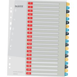 Register Leitz Cosy Skrivbart | A4+ | 1-20