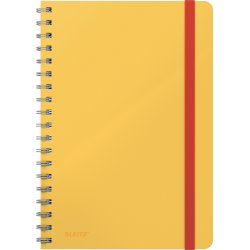Spiralbok Leitz Cosy | B5 | Rutad | Gul