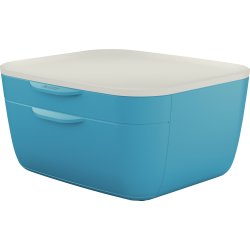 Förvaringsbox Leitz Cosy | 2 lådor | Blå
