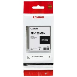 Canon PFI-120MBK blækpatron, mat sort