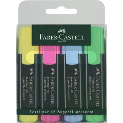Faber-Castell overstregningspenne, 4 stk. ass.