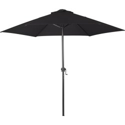 Phillip parasol, Ø2.5m, sort