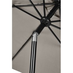 Felix parasol m/krank og tilt Ø3 m, flint grå
