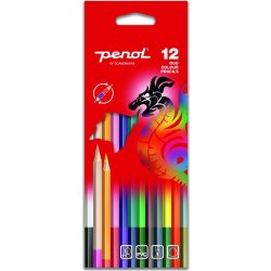 Penol Duo Farveblyanter | 12 farver