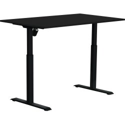 Sun-Flex II höj-/sänkbart bord, 140x80/svart/svart