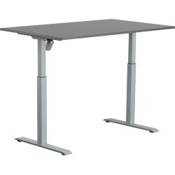Sun-Flex II hæve-sænkebord, 140x80, Antracit/grå