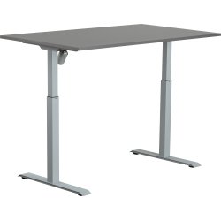 Sun-Flex II höj-/sänkbart bord/140x80/Antracit/grå
