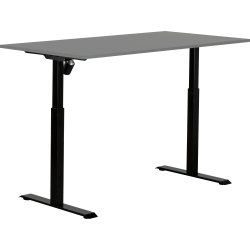 Sun-Flex II höj/sänkbart bord/151x80/Antracit/svar