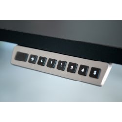 Sun-Flex II hæve-sænkebord, 120x80, Antracit/sort