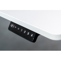 Small hæve/sænkebord, 120x60 cm, Sort