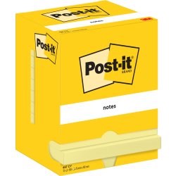 Post-it Notes | 76x102 mm | Gul