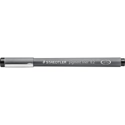 Staedtler Pigment 308 Fineliner | 0,2 mm | Sort