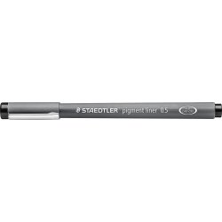 Staedtler Pigment Liner 308 fiberpenna, 0,5 mm, sv