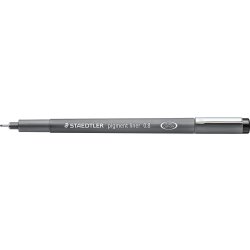 Staedtler Pigment 308 Fineliner | 0,8 mm | Sort