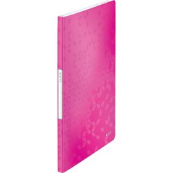 Leitz WOW Displaybok | A4 | 20 fickor | Rosa