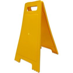 Varningsskylt Eco utan tryck | 31x59x46cm | Gul