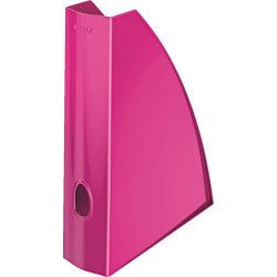 Leitz WOW Tidskiftssamlare, A4, Rosa