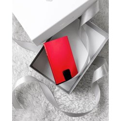 Samsonite Alufit RFID Card Case Wallet, rød