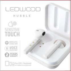 Ledwood Hubble TWS In-Ear Hovedtelefoner, hvid