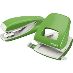 Leitz 5008 Hulapparat | 30 ark | Lys grøn