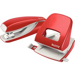 Leitz 5502 Hæftemaskine | 30 ark | Rød