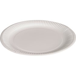 Papperstallrik, Ø23 cm, 50 st