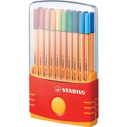 Stabilo Point 88 fineliner 20 färger