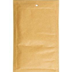 Airpro bubbelkuvert, 140x225 mm, brun
