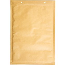 Airpro bubbelkuvert, 250x350 mm, brun