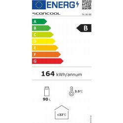 Scandomestic TK 86 BE tøndekøler, 88 liter