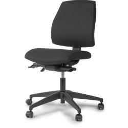 DEMO: Inter kontorstol m. mellem ryg, sort