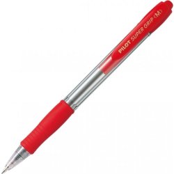 Pilot Super Grip kulspetspenna | M | röd