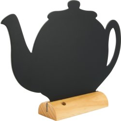 Securit Silhuette Wood Bordskilt | Teapot