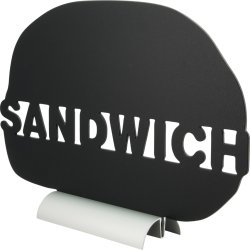 Securit Silhuette Alu Sandwich Bordskilt