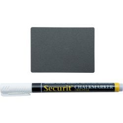 Securit Tag Griffelskyltar | A8 | Svarta | 20 st
