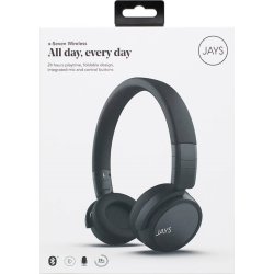 Jays x-Seven Trådløse Hovedtelefoner, sort