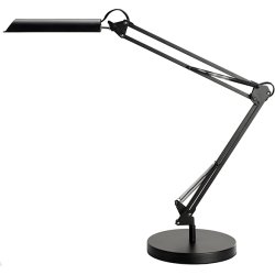 Unilux Swingo LED lampe sort m/ bordfod